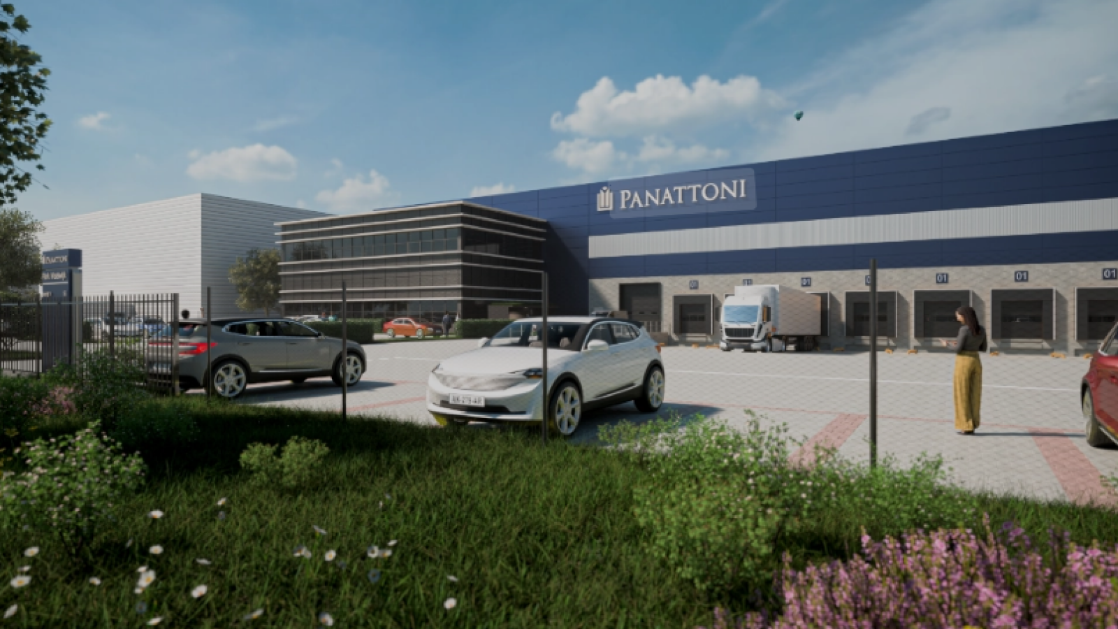 Nieuwbouw duurzaam multifunctioneel logistiek bedrijfsgebouw Panattoni Park Waalwijk